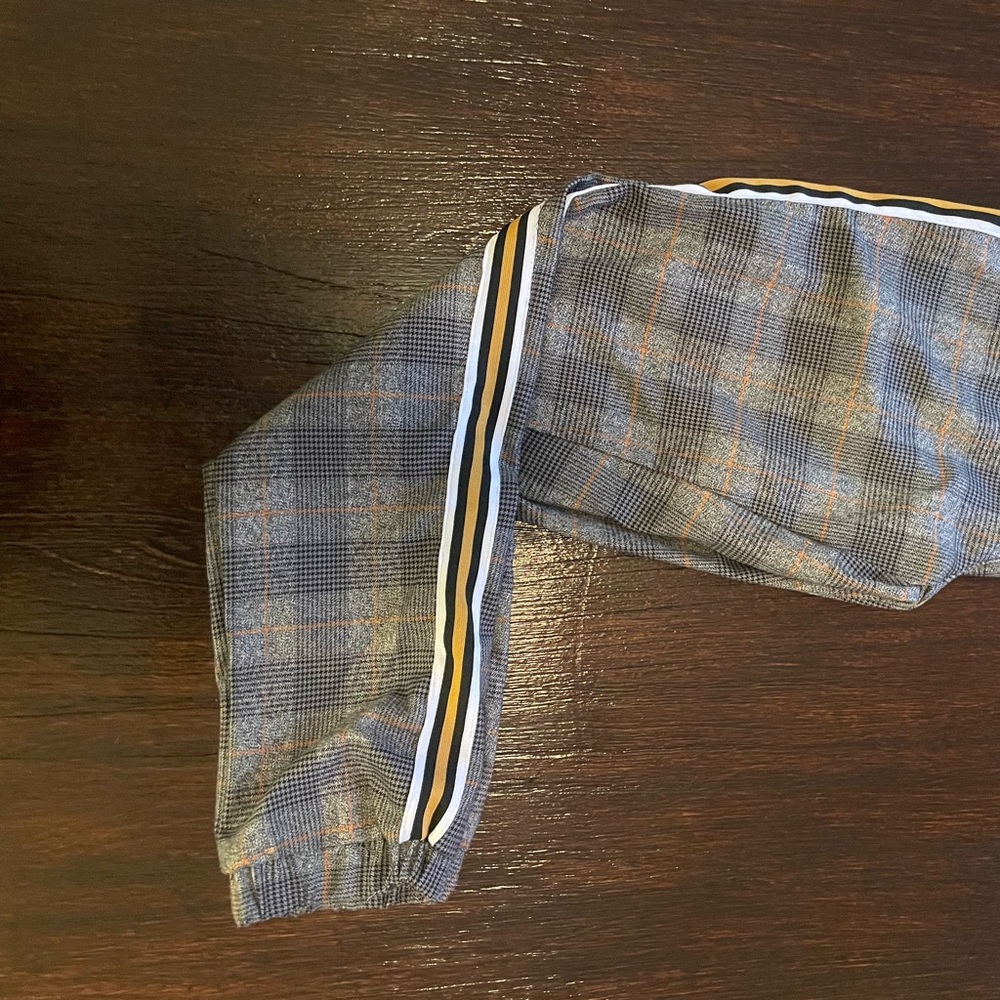 Junior Plaid Rockabilly Jogger